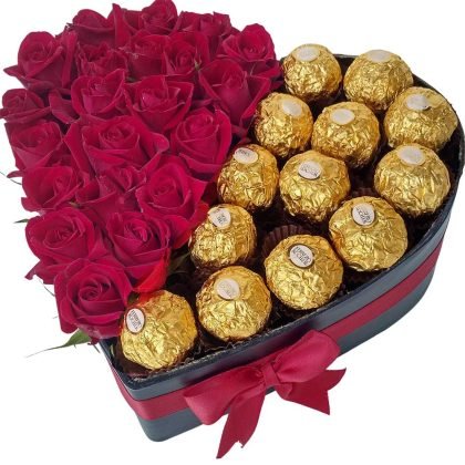 Mini roses & Ferrero rocher