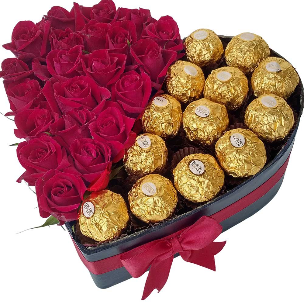 Mini roses & Ferrero rocher