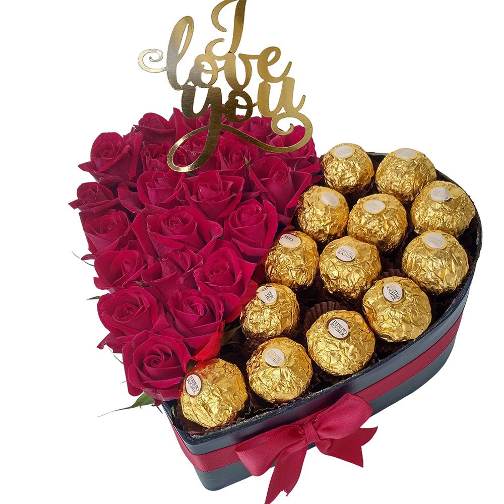Mini roses & Ferrero rocher