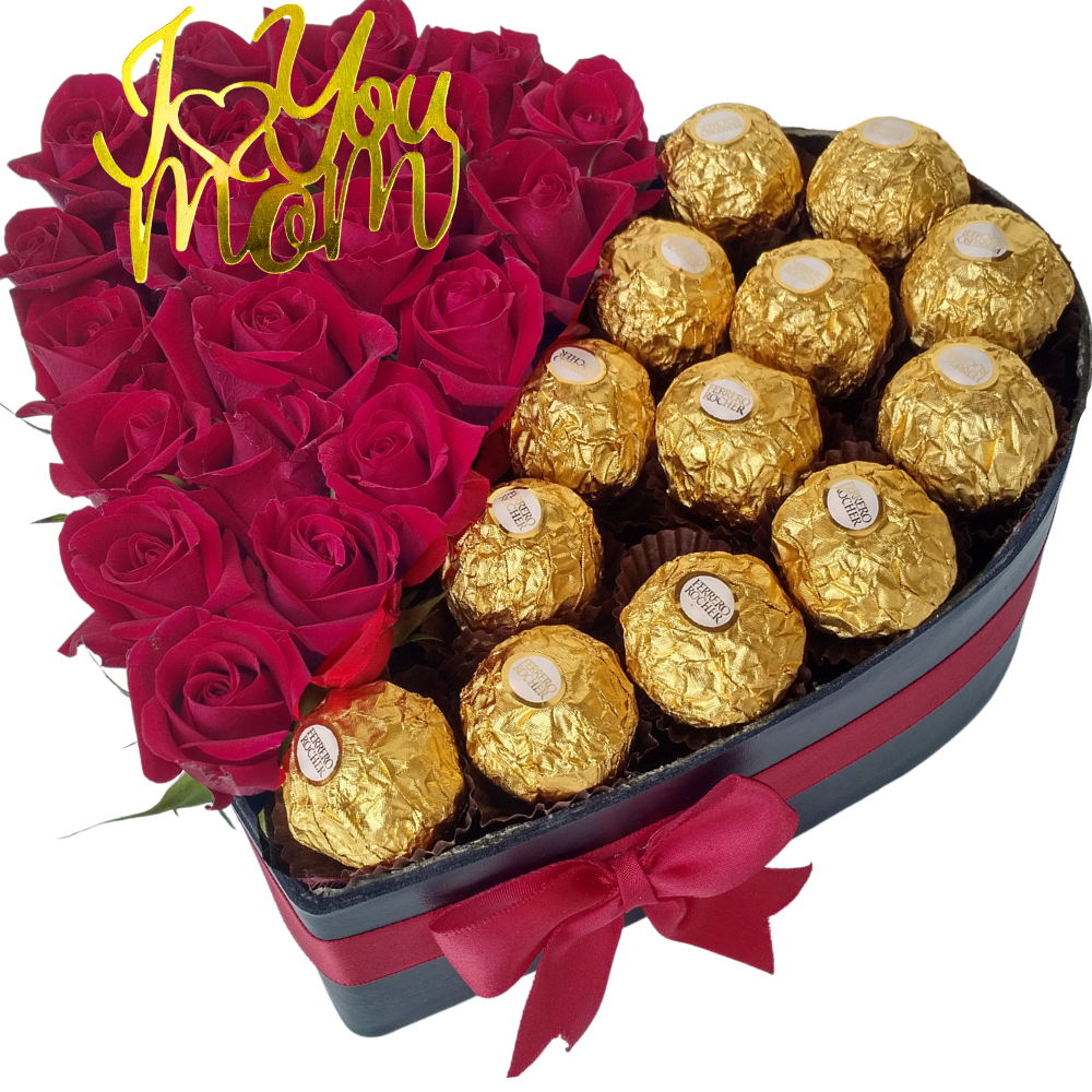 H16 - Mini roses & Ferrero Rocher