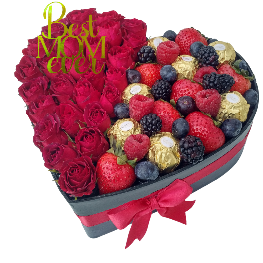 H19 - Mini roses & mix berries with Ferrero Rocher